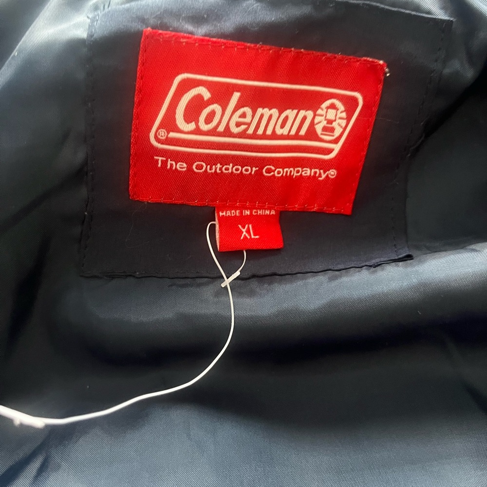 Coleman Men's Navy Quilted Insulated Work Vest - Picture 3 of 3